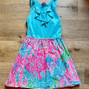 Lilly Pulitzer Racer Back Dress with Ruffle Detail